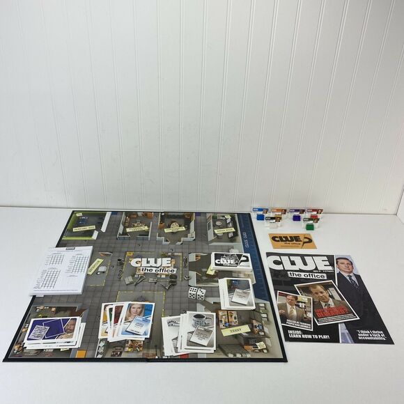 Clue: THE OFFICE Edition Board Game 2009- Dunder Mifflin, Scranton 100% COMPLETE - Picture 2 of 8